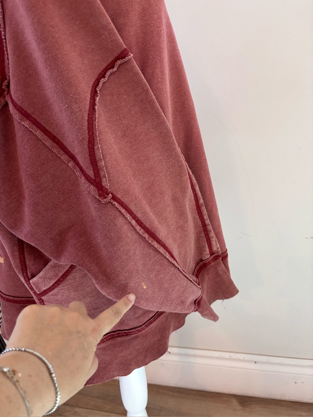 FP Movement by Free People sunshine Dusty Rose Pullover Hoodie - Picture 7 of 8